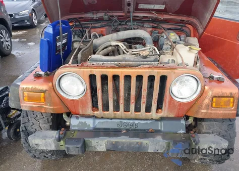 2000 Jeep Wrangler Sport z USA, uszkodzony, nr VIN 1J4FA49S0YP802693